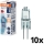 Zestaw 10x żarówek do piekarnika HALOSTAR G4/20W/12V 2700K - Osram