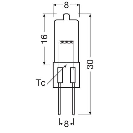Zestaw 10x żarówek do piekarnika HALOSTAR G4/20W/12V 2700K - Osram