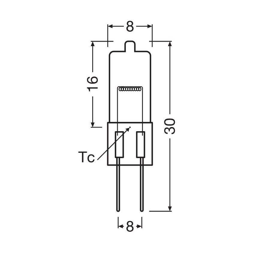 Zestaw 10x żarówek do piekarnika HALOSTAR G4/20W/12V 2700K - Osram