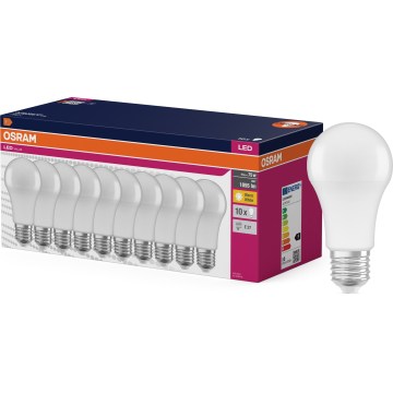 ZESTAW 10x żarówek LED CLASSIC A75 E27/10W/230V 2700K - Osram