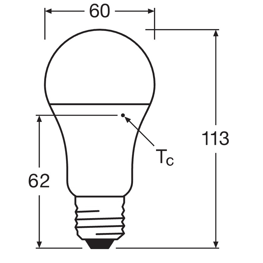 ZESTAW 10x żarówek LED CLASSIC A75 E27/10W/230V 2700K - Osram
