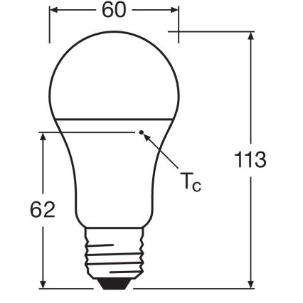 Zestaw 10x żarówek LED CLASSIC A75 E27/10W/230V 4000K - Osram