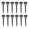 ZESTAW 12x Lampa solarna LED LED/0,06W/1,2V 1xAA 6500K IP44 100 mAh
