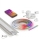 ZESTAW 1x ściemnialny pasek LED RGBW Philips Hue WHITE AND COLOR AMBIANCE LED/20W/230V 2 m + 2x profil wpuszczany 1 m srebrny/biały