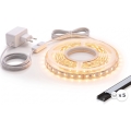 ZESTAW 1x Taśma LED MYLIVING LIGHTSTRIP LED/22W/230V 5 m + 5x profil do zabudowy 1 m czarny/biały