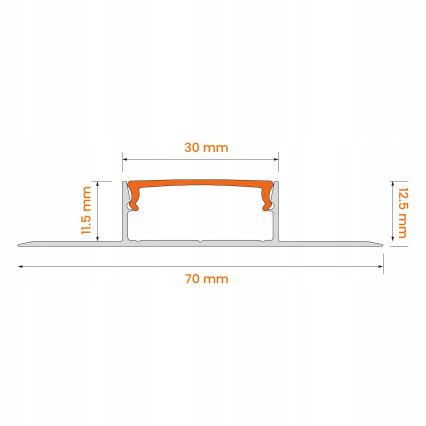 ZESTAW: 1x ściemnialna taśma LED RGBW NEO LITE MUSIC LED/24W/230V 5 m IP65 Wi‑Fi Tuya + 5x profil wpuszczany 1 m (srebrny/biały) + pilot zdalnego sterowania