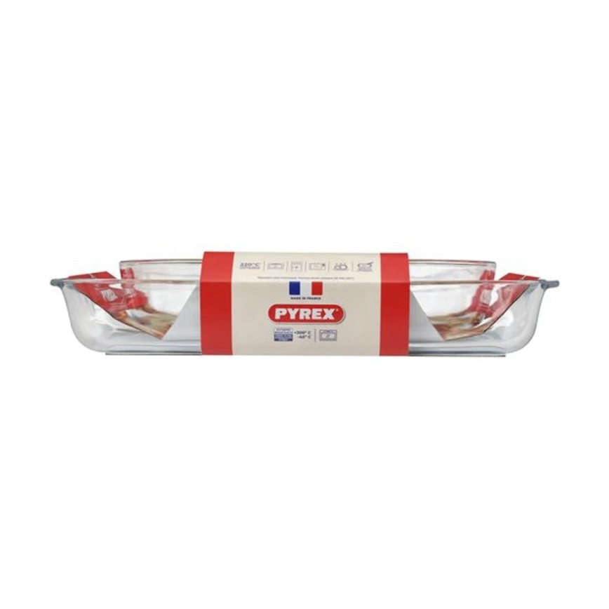 Zestaw 2 naczyń żaroodpornych PYREX o pojemności 3,7 l i 2,2 l