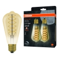 Zestaw 2 szt. ściemnialnych żarówek LED VINTAGE FILAMENT E27/4,8W/230V 2200K - Osram