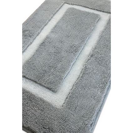 ZESTAW 2x Dywanik łazienkowy 60/100 cm szary