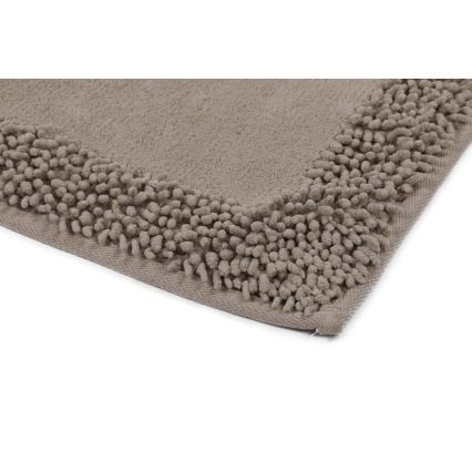 ZESTAW 2x Dywanik łazienkowy PIANTE 60/100 cm brązowy