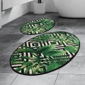 ZESTAW 2x Dywanik łazienkowy TROPIC 60x100 cm zielony