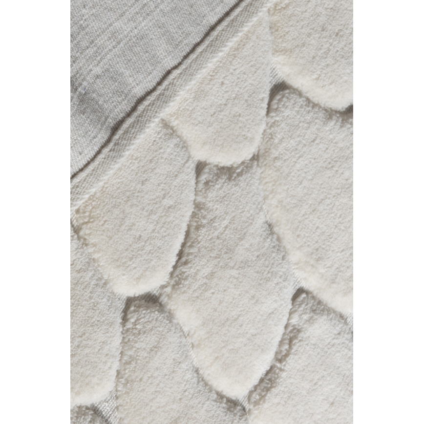 ZESTAW 2x dywaników łazienkowych LINO 60/100 cm kremowy