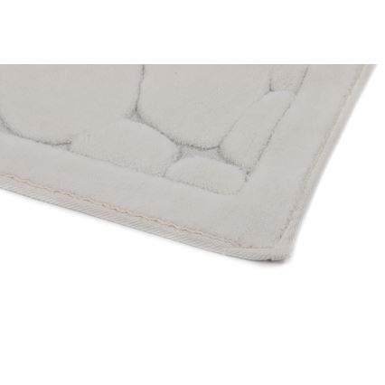 ZESTAW 2x dywaników łazienkowych LINO 60/100 cm kremowy