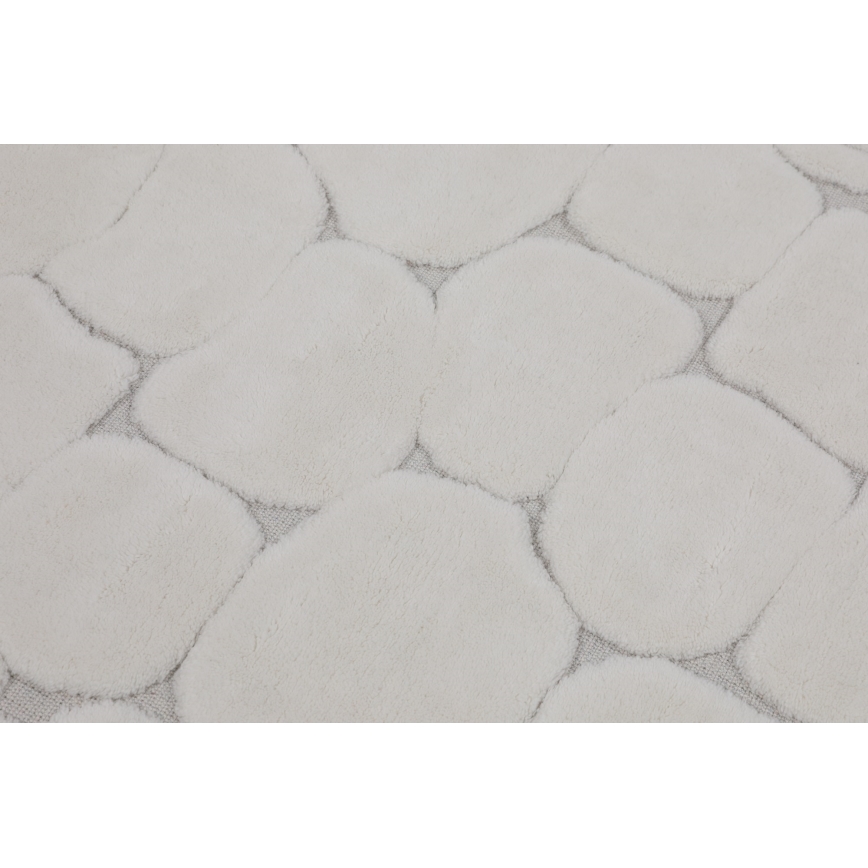 ZESTAW 2x dywaników łazienkowych LINO 60/100 cm kremowy