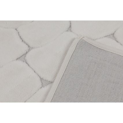 ZESTAW 2x dywaników łazienkowych LINO 60/100 cm kremowy