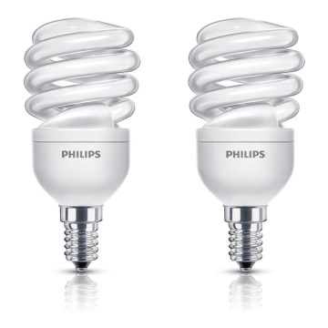 ZESTAW 2x energooszczędna żarówka E14/12W/230V 741lm - Philips 8718291775218