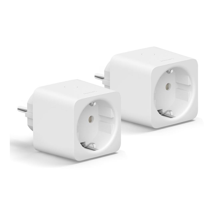 ZESTAW 2x Inteligentne gniazdo Philips Hue Smart plug EU SCHUKO