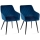 ZESTAW 2x Krzesło do jadalni RICO niebieskie
