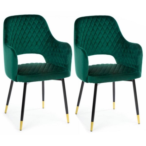 ZESTAW 2x Krzesło do jadalni SENKO zielony