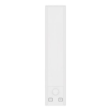 ZESTAW 2x ładowalne oświetlenie meblowe LED z czujnikiem ruchu i zmierzchu VIRO LED/1,2W/3,7V 800 mAh 3000/4000/6500K 30 cm biały