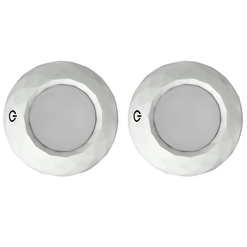 ZESTAW 2x LED Dotykowa lampa orientacyjna LED/4,5V/3xAAA