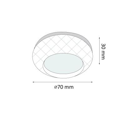 ZESTAW 2x LED Dotykowa lampa orientacyjna LED/4,5V/3xAAA