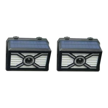 ZESTAW 2x LED Kinkiet solarny z czujnikiem LED/7W/5V IP65