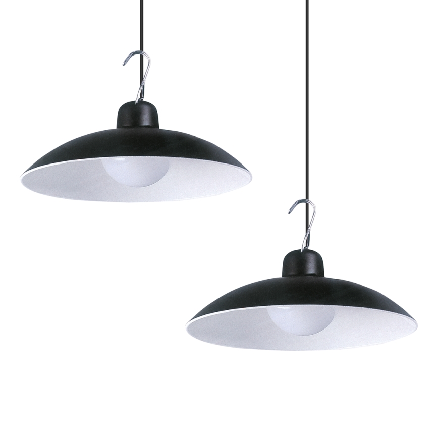 ZESTAW 2x LED Lampa solarna wisząca z czujnikiem zmierzchu LED/6W/3,7V 2000 mAh IP44 + pilot zdalnego sterowania