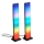 ZESTAW 2x LED RGB Ściemnialna lampa stołowa GAMER LED/5W/5V + pilot zdalnego sterowania