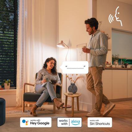 ZESTAW 2x ściemnialnych żarówek LED RGB Philips SMART C37 E14/4,9W/230V 2200-6500K CRI 90