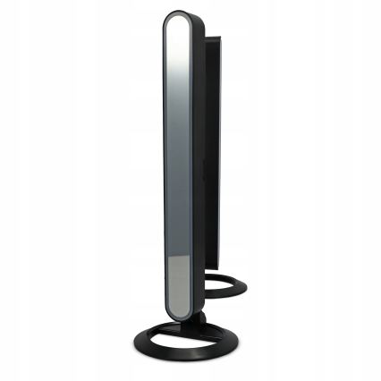 ZESTAW 2x LED RGBIC ściemniana lampa stołowa LED/5W/5V czarna + pilot zdalnego sterowania