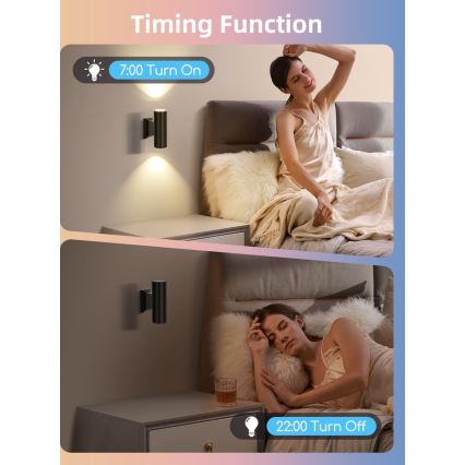 Zestaw 2x żarówek LED RGBW ściemnialnych MESH GU10/6,5W/230V 2700-6500K Wi-Fi - Aigostar