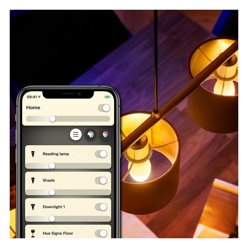 ZESTAW 2x LED Ściemnialna żarówka Philips Hue WHITE E14/5,5W/230V 2700K