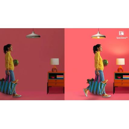 Zestaw 2x ściemnialnych żarówek LED z czujnikami ruchu PAR16 GU10/4,7W/230V 2700-6500K CRI 90 Wi-Fi - WiZ