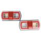 ZESTAW 2x LED Wielofunkcyjne tylne światło MULTI LED/1,5W/12-24V IP67 czerwone