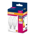 ZESTAW 2x LED Żarówka B38 E14/7,5W/230V 3000K - Osram