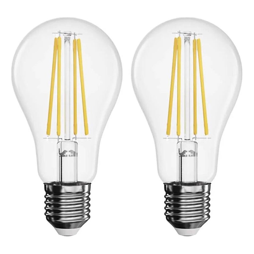 ZESTAW 2x LED Żarówka FILAMENT A60 E27/5,9W/230V 2700K