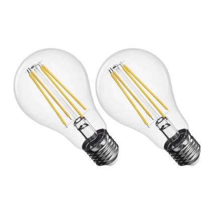 ZESTAW 2x LED Żarówka FILAMENT A60 E27/5,9W/230V 2700K