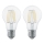 ZESTAW 2x LED żarówka FILAMENT CLEAR E27/6W/230V - Eglo 11509