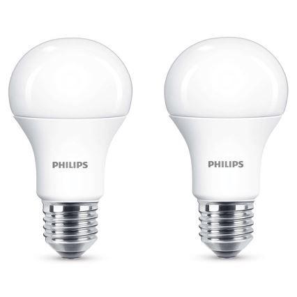 ZESTAW 2x LED Żarówka Philips E27/13W/230V 2700K