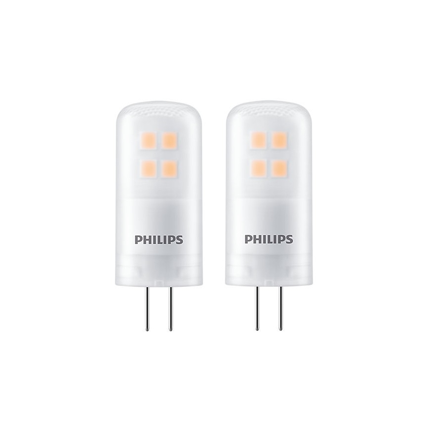 ZESTAW 2x LED Żarówka Philips G4/2,7W/12V 2700K