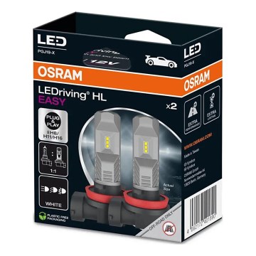 ZESTAW 2x LED Żarówka samochodowa H8/H11/H16 PGJ19-X/8,2W/12V 6000K - Osram