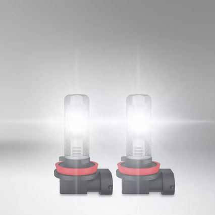 ZESTAW 2x LED Żarówka samochodowa H8/H11/H16 PGJ19-X/8,2W/12V 6000K - Osram