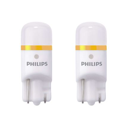 ZESTAW 2x LED Żarówka samochodowa Philips X-TREMEULTION 127994000KX2 T10 W2,1x9,5d/0,8W