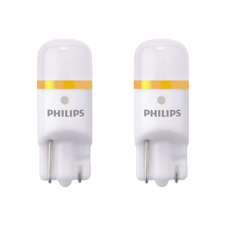 ZESTAW 2x LED Żarówka samochodowa Philips X-TREMEULTION 127994000KX2 T10 W2,1x9,5d/0,8W
