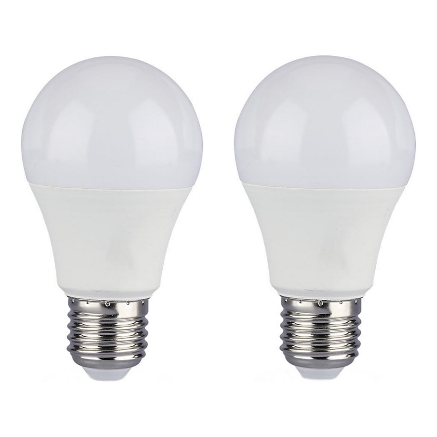 ZESTAW 2x LED Żarówka ściemnialna A60 E27/9W/230V 4000K