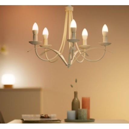 ZESTAW 2x LED Żarówka ściemnialna C37 E14/4,9W/230V 2700-6500K CRI 90 Wi-Fi - WiZ