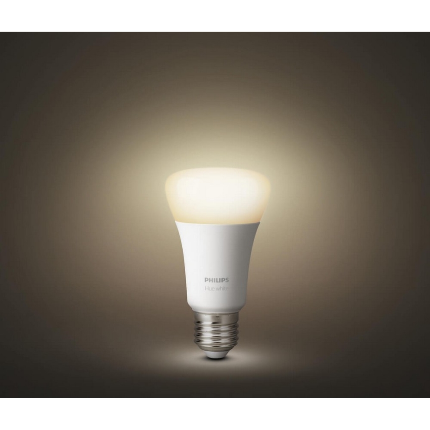 ZESTAW 2x LED Żarówka ściemnialna Philips HUE WHITE E27/9W/230V