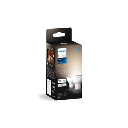 ZESTAW 2x LED Żarówka ściemnialna Philips Hue WHITE GU10/4,2W/230V 2700K