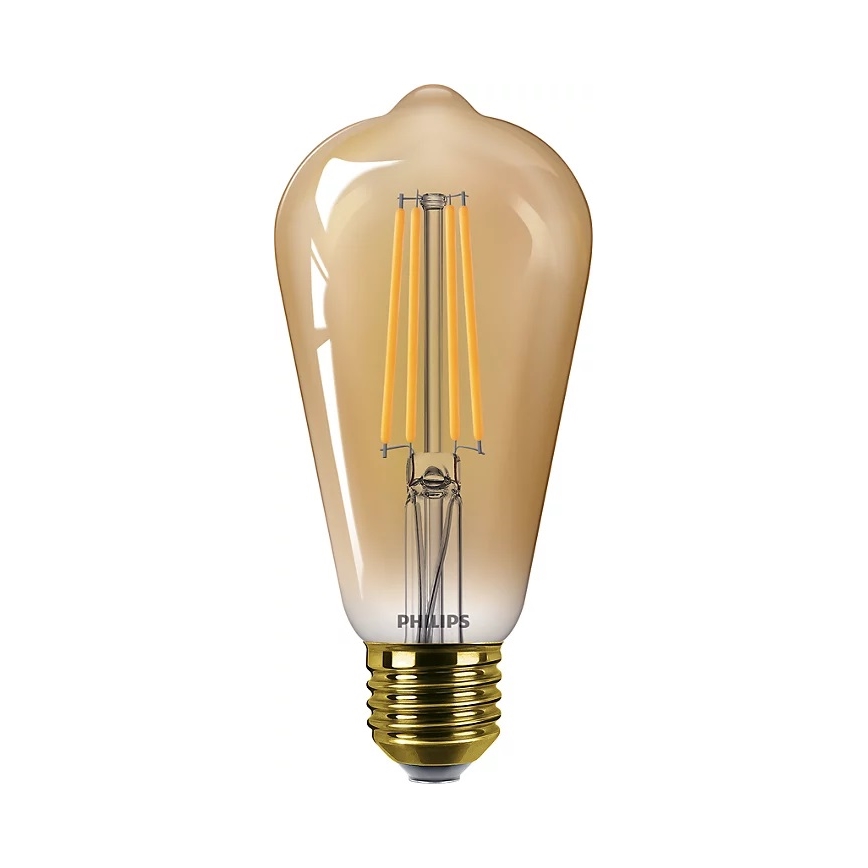 ZESTAW 2x LED Żarówka ściemnialna VINTAGE Philips ST64 E27/4,2W/230V 2200K
